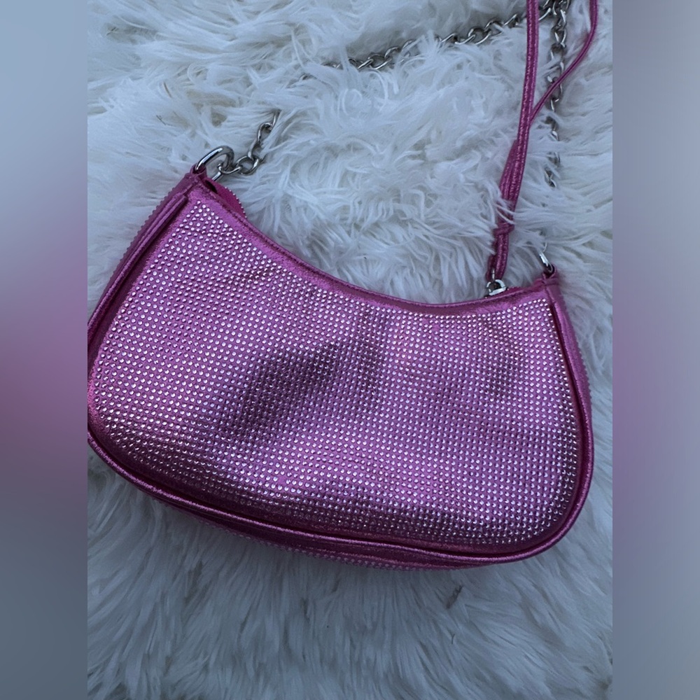 White Fox Rhinestone Bag - Picture 3 of 4
